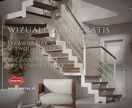 Schody - Promocja - Wizualizacja do każdego zamówienia GRATIS
