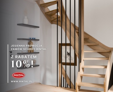 Schody - Jesienna promocja - Twoje schody 10% taniej!