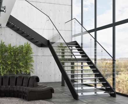 Schody - Nowoczesność i bezpieczeństwo: Szklane schody oraz balustrady w architekturze wnętrz