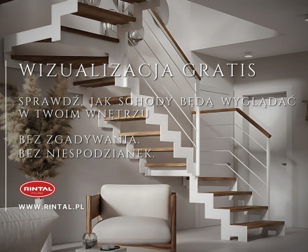 Schody - Promocja - Wizualizacja do każdego zamówienia gratis