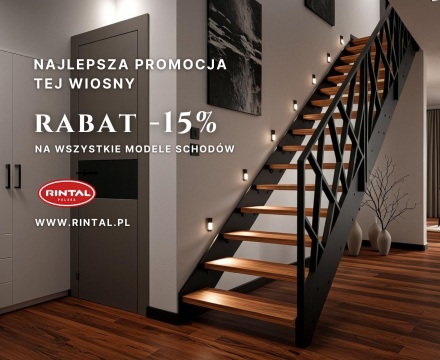 Schody - Kwietniowa promocja na schody na wymiar: -15% na Twój nowy projekt!