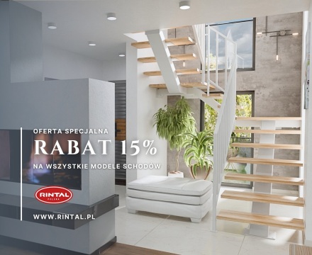 Schody - Styczeń z rabatem 15%
