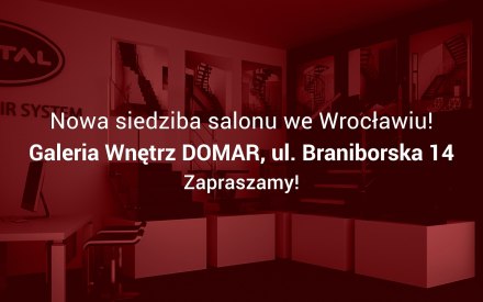 Schody Nowa siedziba salonu we Wrocławiu