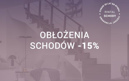 Schody Promocja OBŁOŻENIA SCHODÓW BETONOWYCH -15%!